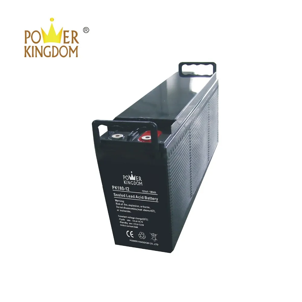 Power Kingdom advanced plate casters h7 agm battery factory price solar and wind power system
