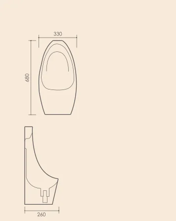 中国供应商浴室挂墙自动女性小便器