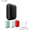 i12 TWS Headphones 5.0 Ture Wireless Earbuds Colorful Earphone Support Pops Up Window for iPhone Android Phone