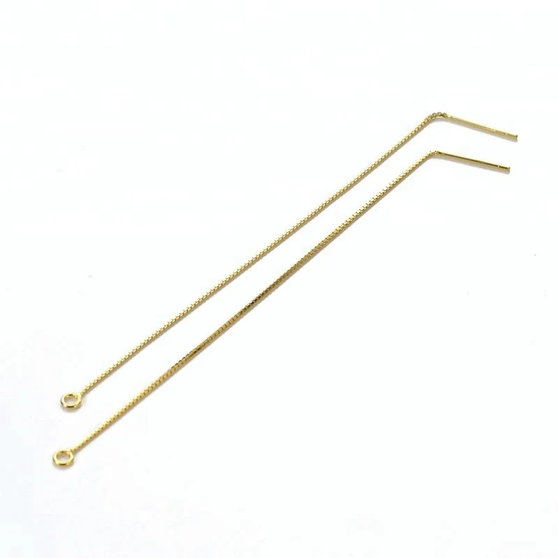 R&eacute;sultats de bijoux & Fournitures 925 En Argent Sterling Cha&icirc;ne Suspendue Boucle D'oreille Fournitures De Fabrication De Bijoux Composants