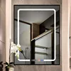 Smart touch screen Feature and Rectangle Shape High end Anti-fog mirror