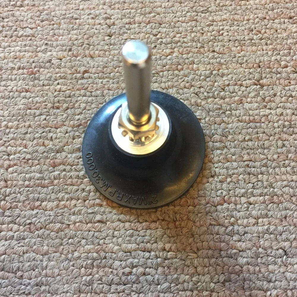 USA-Made Abrasive Disc Adapter – 5/8" Max Diam, 1/4-20 & 5/8-11 Threads, MPN 385102