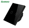 Crystal Glass Panel Light Led Touch Switch Control Touch Switch EU Standard