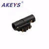 PJ-3087 3.5 earphone jack switch PJ-336 sinking plate type diameter 3.5MM jack for micro usb power socket pink