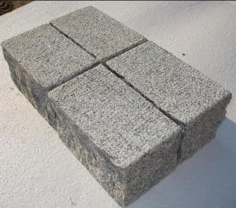 Lowes grey granite paving stone brick