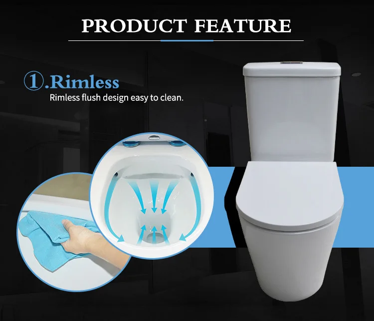 RIMLESS FLOOR BACK TO WALL WELS AUSTRALIA TOILET PART
