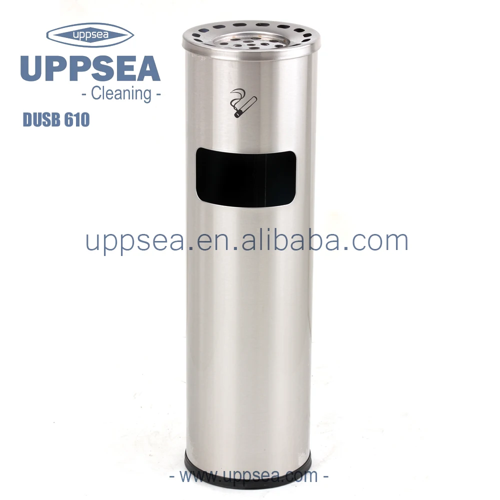 Stainless Steel Standing Ashtray Cigarette Barrel/garbage Bin Buy