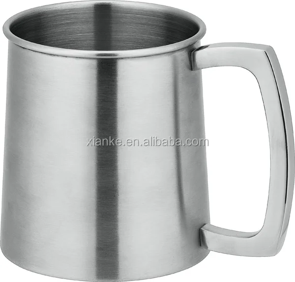 Factory price stainless steel tea cup metal tin drinking cups beer mug