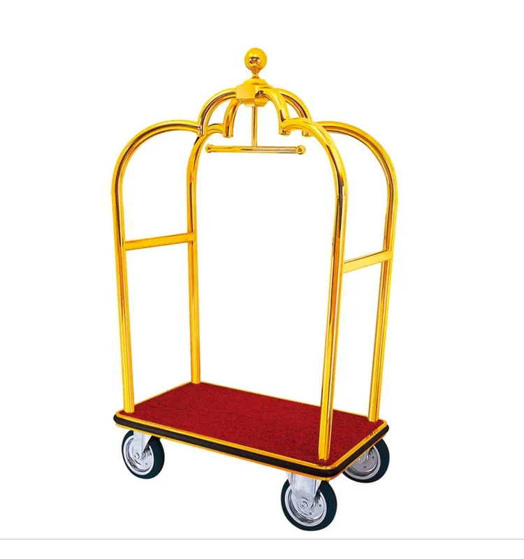 Stainless Steel Luggage Cart For Hotel Buy Stainless Steel Luggage