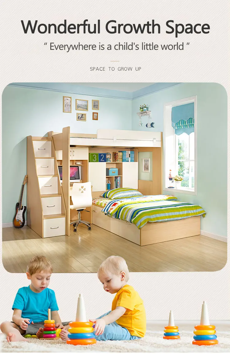 Bunk Bed with Desk