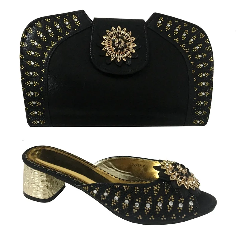 Italian Matching Shoe And Bag Set Wedges Heel Italian Shoe With Matching Bag Good Quality Italy