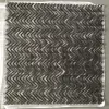 Black Herringbone Metal Mosaic Tiles for kitchen decoration