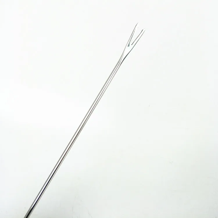 Stainless Steel Fondue Fork With Different Color Handle Cheese And