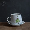 Hand-painted ceramic Christmas tree Christmas mug for gift