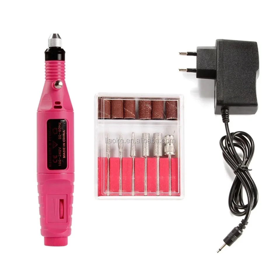 Portable Mini Nail Polish Drill Machine Easy Handle Electric Manicure ...