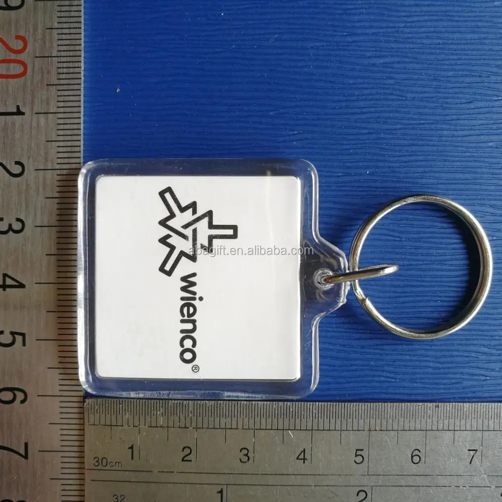 Buy Wholesale China Acrylic Blank Keychain New Square Clear Photo Frame  Keychain Pendant & Acrylic Blank Keychain at USD 0.15