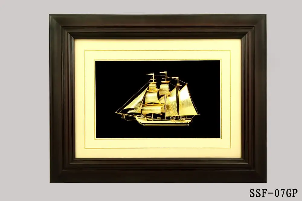 24k Gold Ship Model For Vietnam Of Company Business - Buy 24k Gold Ship ...