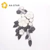 Charming lace flower embroidery patch for dress