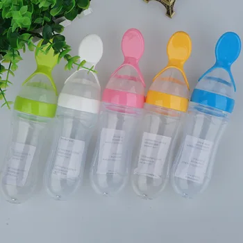 feeding bottle with spoon feeder