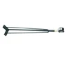 Industrial Adjustable Metal Drafting Camping Table Hairpin Legs With Roller Caster