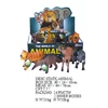 Soft Cotton Filling 12 in 1 PVC Plastic Kid Toys Stuffed Wild Animals Toy With Sound Whistle