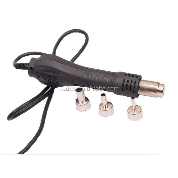 Hot Air Gun SR858D+ ESD Soldering Station Power Tools LED Digital Heat Gun Desoldering Station With 3 Air nozzle (4)