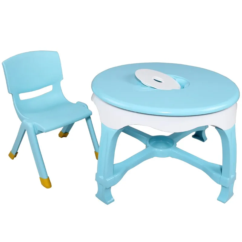 Lovely Whole Plastic Assembling Round Kids Table For 28 Years Old