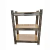 High Loaded Stainless Steel Storage Shelf Rack for Family or kitchen