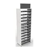 retail store floor cigarette display shelves with pusher system,cigarette display unit,cigarette display stand