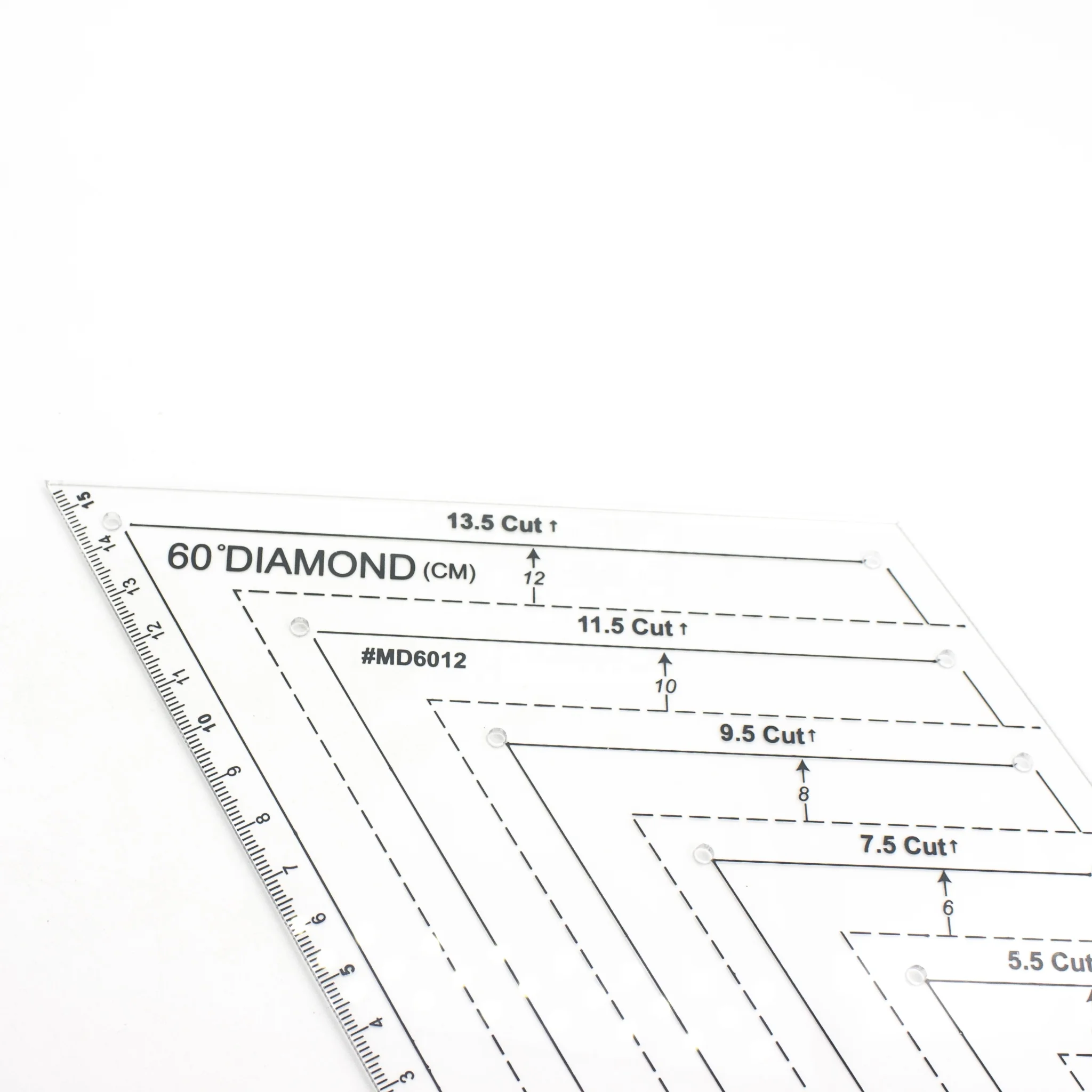 R017 Acrylic 60 Degrees Diamond Quilting Ruler Quilting Templates For ...