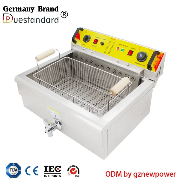 30l Deep Commercial Churros Fryer Fryer Machine Electric Deep Fryer
