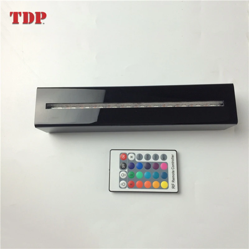 Laser Engraved Double Led Light Bases Acrylic 12v Led Edge Lit Sign