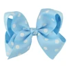 Ribbon girl headbands Children's Hair dot bow clips Headwear bands baby hair bows