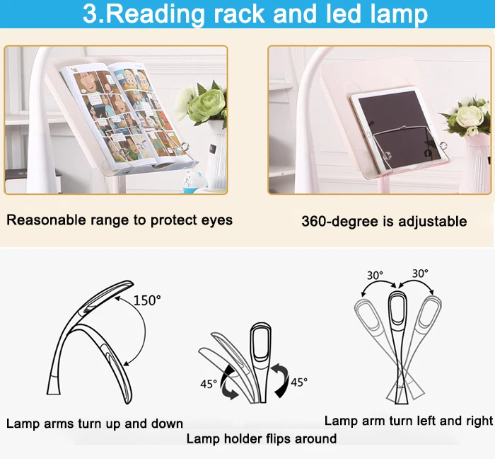 Folding Kids Study Table,Kids Ergonomic Study Table Chair