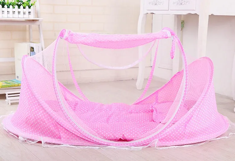 Portable Folding Baby Travel Bed Cots Crib Mosquito Net For 018 Month