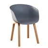 Handrail plastic dining chair Simple modern fashion cafe bread chair