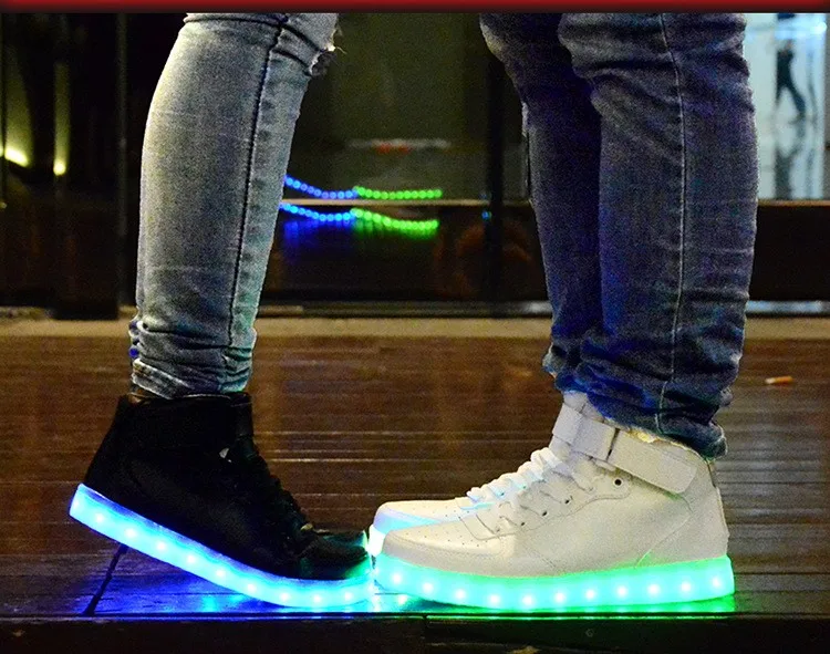 Cheapest Price High Top Led Shoes Within Flash Led Light,And Multy ...