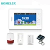 Wireless Home Alarm Touch GSM Alarm With 7 Inch Color Screen