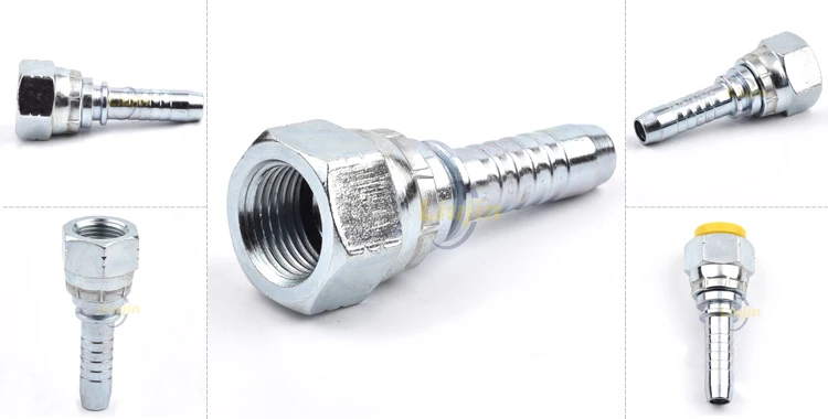 Carbon steel fittings for hydraulic high pressure hoses cheap hydraulic fittings