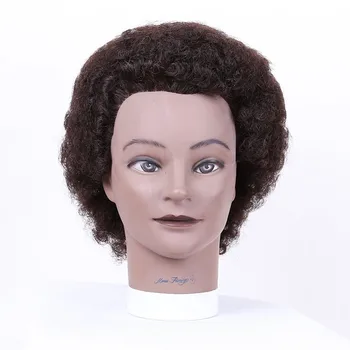 afro textured mannequin head
