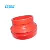 ductile iron pipe fittings grooved mechanical ul fm approved threaded reducing coupling for fire sprinkler system