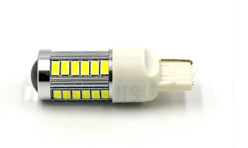 ANGRONG 2x T20 580 W21/5W 582 W21W Bulb 6W Amber LED Signal Indicator Daytime Li - Foto 8