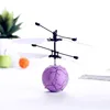 2018 Good quality mini music rc flying ball with led light rc fly helicopter easy to play/