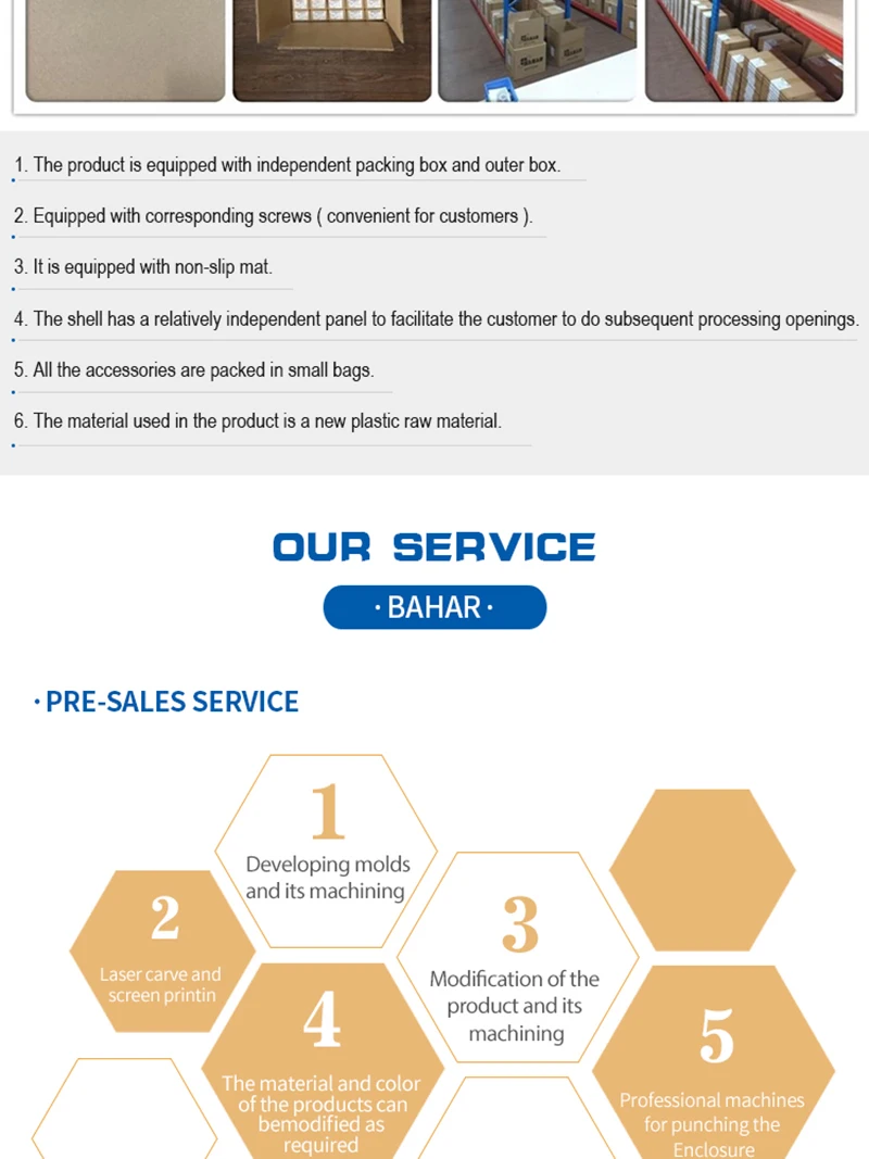 China Manufacturer Wall Mounting Plastic Enclosure 41*41*20 Electronic Box