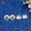 Bright white moissanite white round brilliant cut moissanite of D-E colour