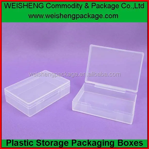 Promotion Small Plastic Square Transpa Storage Box Container With Lid