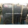 Polished natural black forest marble ancient wood marble tile