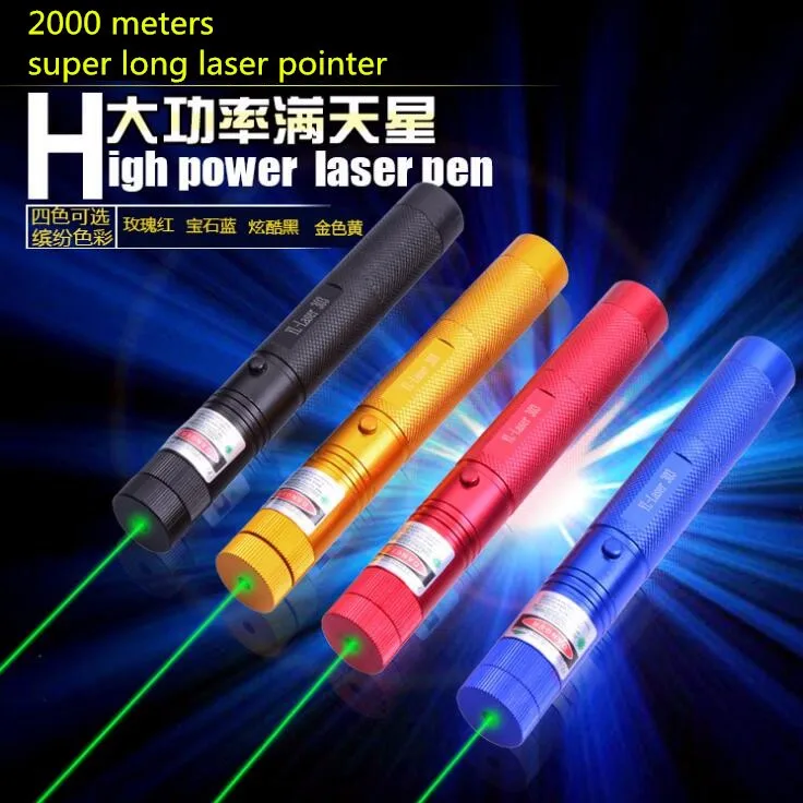 NEW 303 Green Laser Pointer 532nm 5mW Laser Pointer Pen Powerful Burning Match Adjustable Focal Length With Starry Head.jpg
