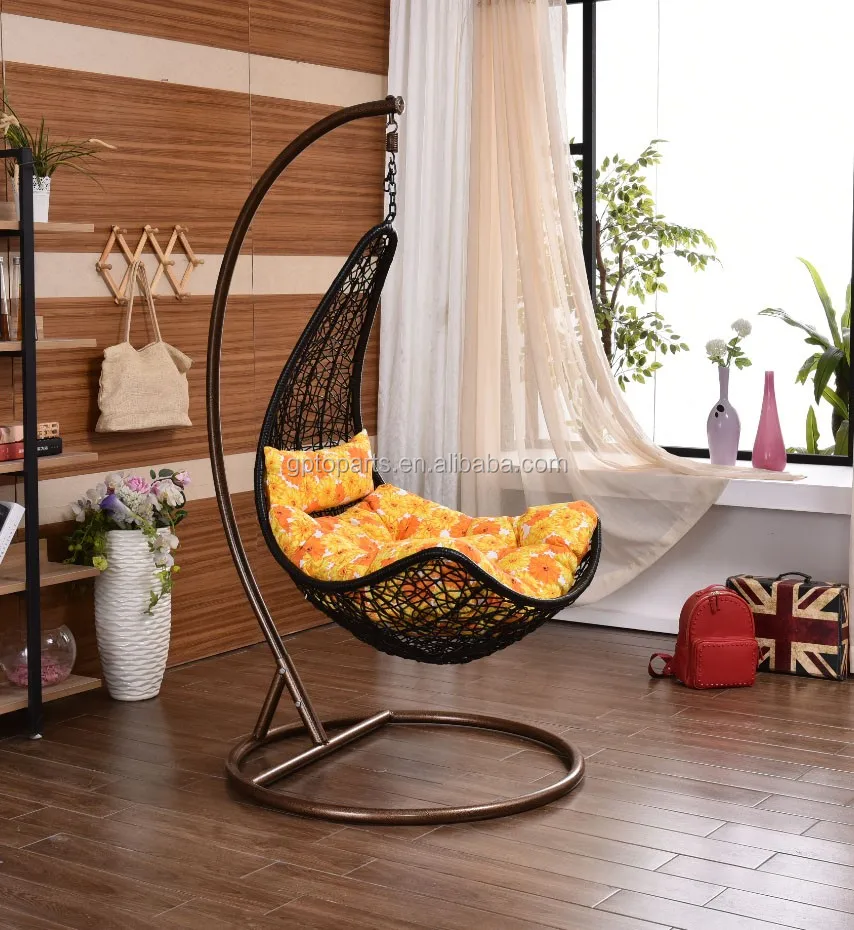 Hanging Indoor Rattan Swing Chair With Stand Buy Indoor Swing Chair