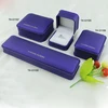new arrive purple jewelry box with foam luxury jewelry box